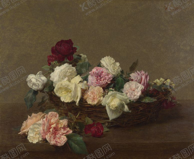 编号：23324910302059296739【酷图网】源文件下载-欧式静物油画