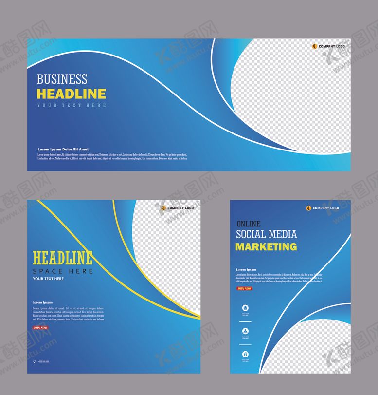 编号：28244210311609128284【酷图网】源文件下载-蓝色商务背景