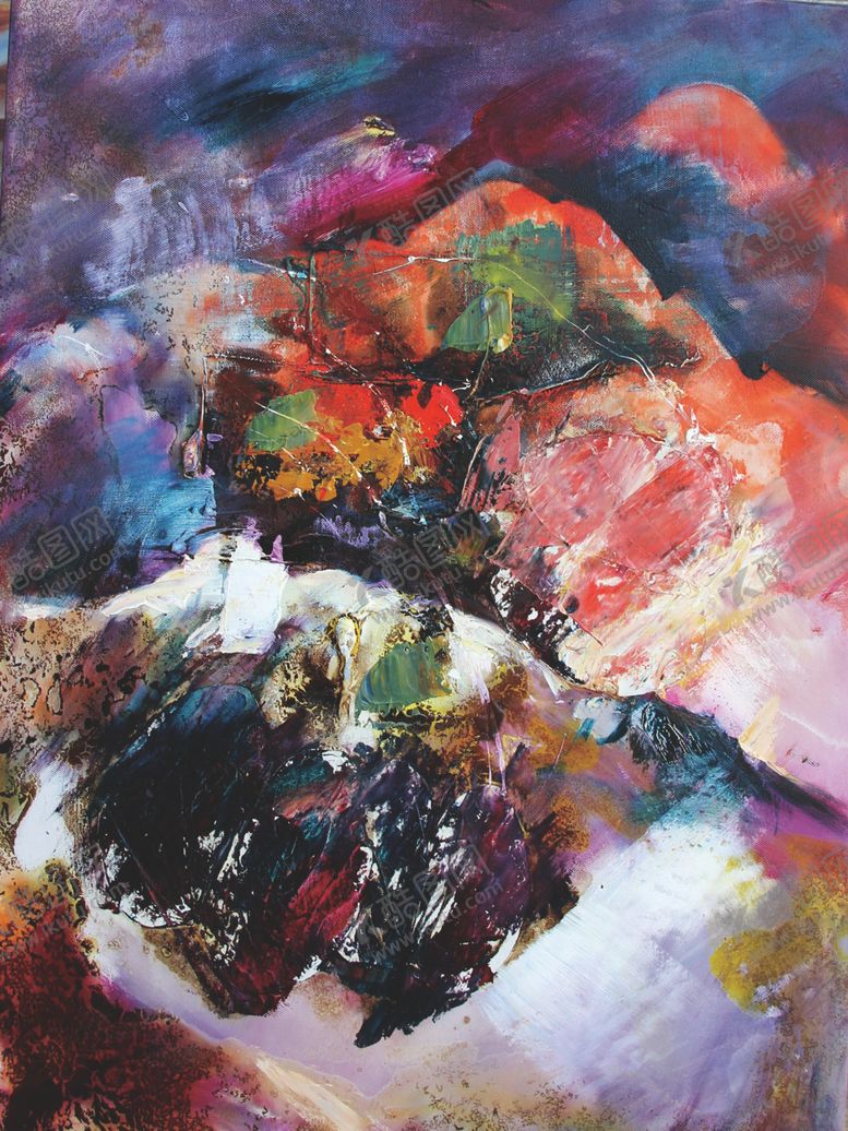 编号：20570510040542128309【酷图网】源文件下载-抽象油画