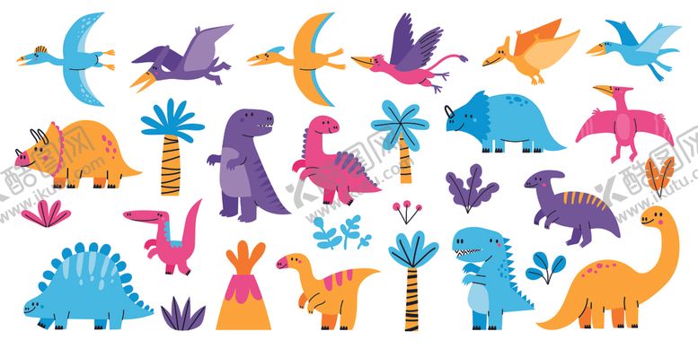 编号：54172404011828089203【酷图网】源文件下载-卡通恐龙