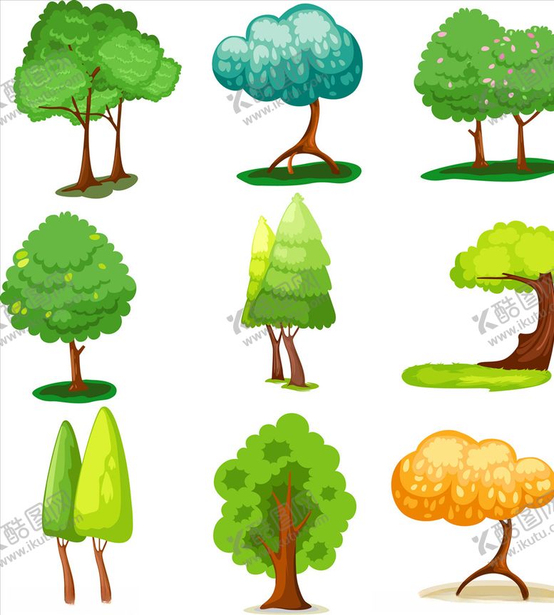 编号：52165309161749243660【酷图网】源文件下载-手绘矢量大树