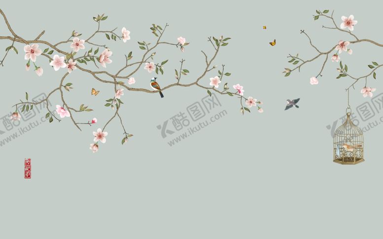 编号：67406907141551544473【酷图网】源文件下载-花鸟