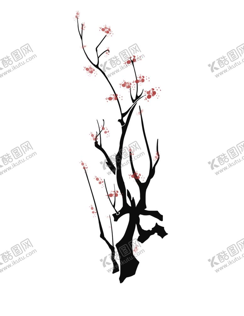 编号：21094406270954567019【酷图网】源文件下载-梅花树枝元素