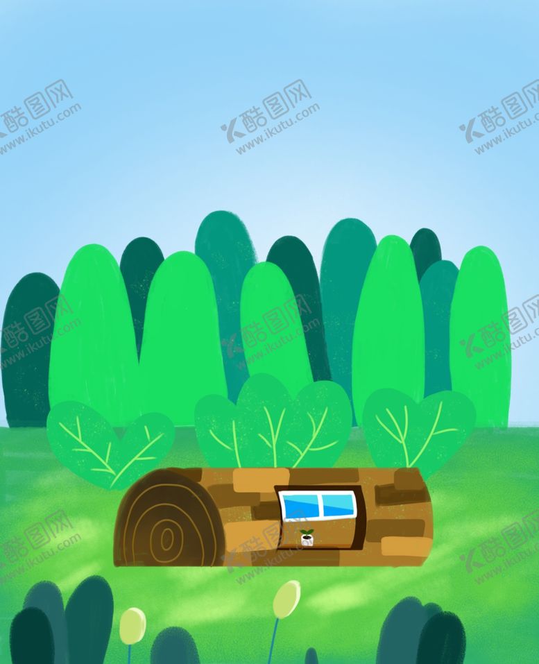 编号：76984805101329048405【酷图网】源文件下载-治愈插画
