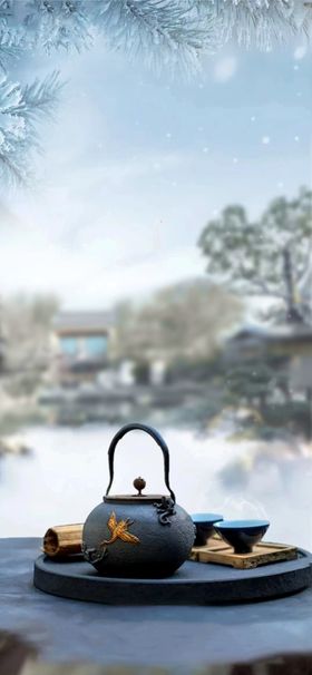 大雪海报微信稿飞机稿宣传微信转发