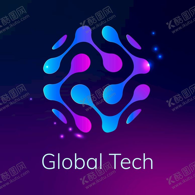 编号：07569409181705584680【酷图网】源文件下载-全球科技抽象标志