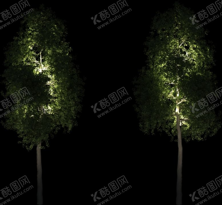 编号：60494410262314213966【酷图网】源文件下载-夜景树