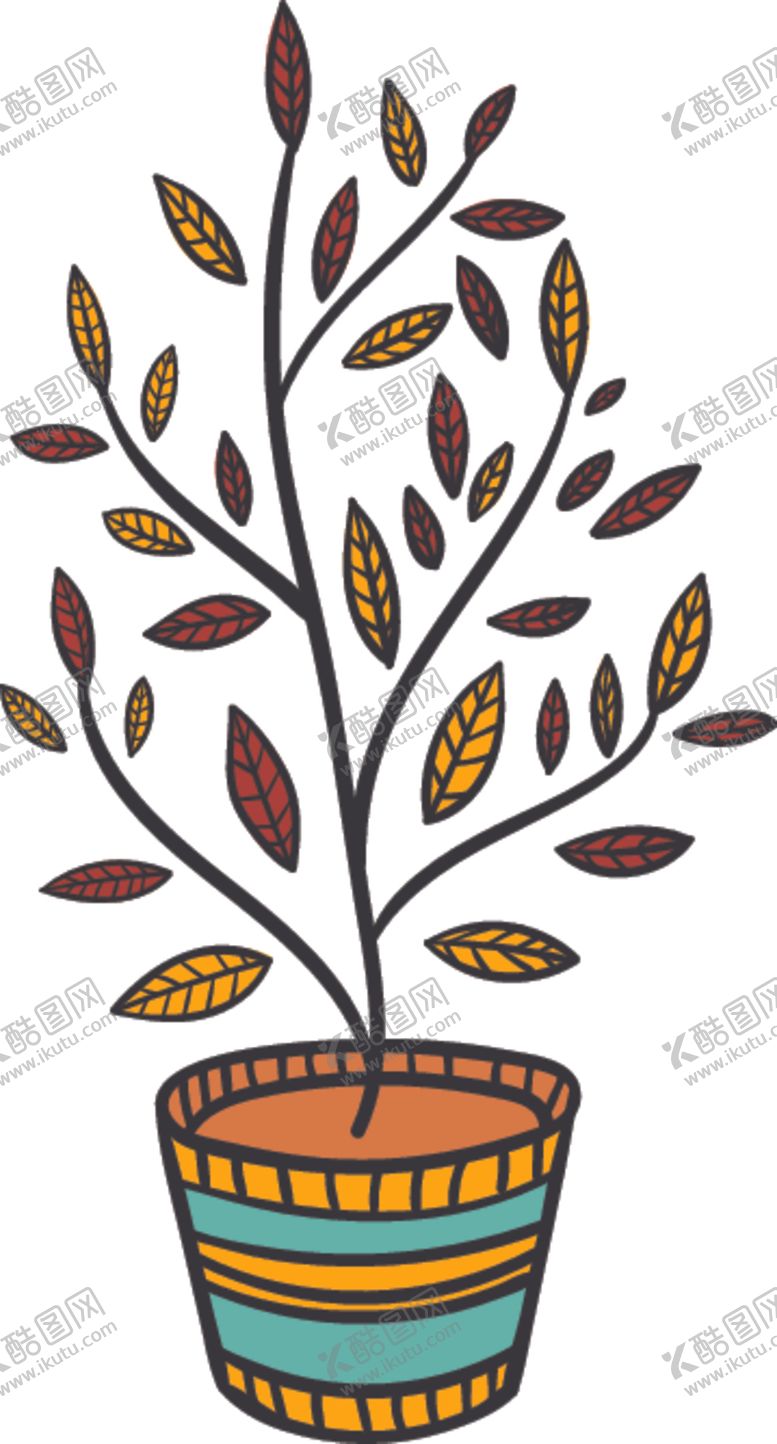 编号：58061910100705423155【酷图网】源文件下载-盆景盆栽