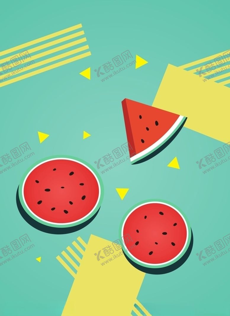 编号：81963310101949377249【酷图网】源文件下载-卡通西瓜图片