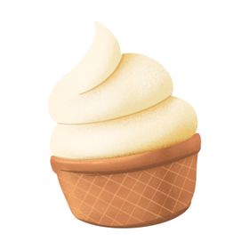 冰淇淋甜筒素材冷饮店海报