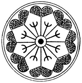 镂空花图案