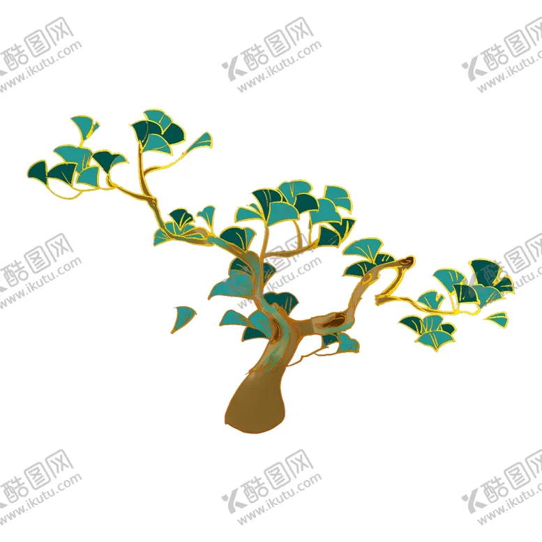 编号：37278602190506008193【酷图网】源文件下载-树叶树枝树干元素素材