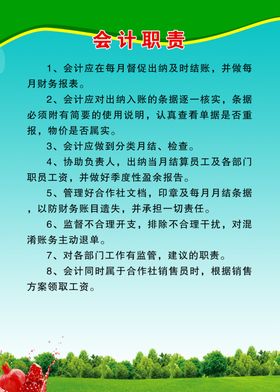 会计职责