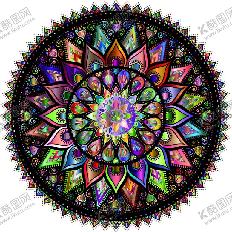 编号：45595109260818214271【酷图网】源文件下载-曼陀罗图案