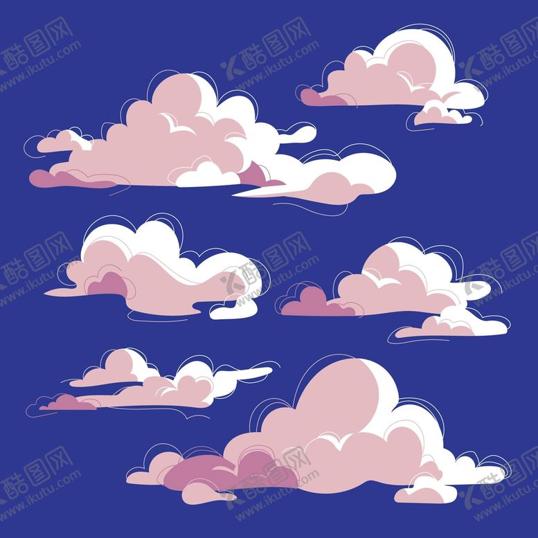 编号：06451810020336576081【酷图网】源文件下载-云朵矢量素材