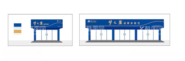 编号：18368212181209469222【酷图网】源文件下载-梦之蓝门头