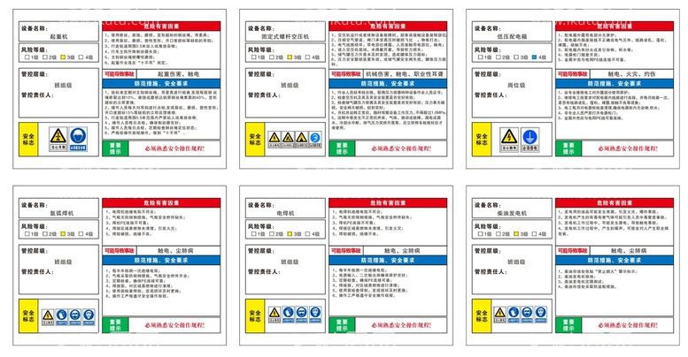 编号：87621309140742173925【酷图网】源文件下载-风险告知牌矢量