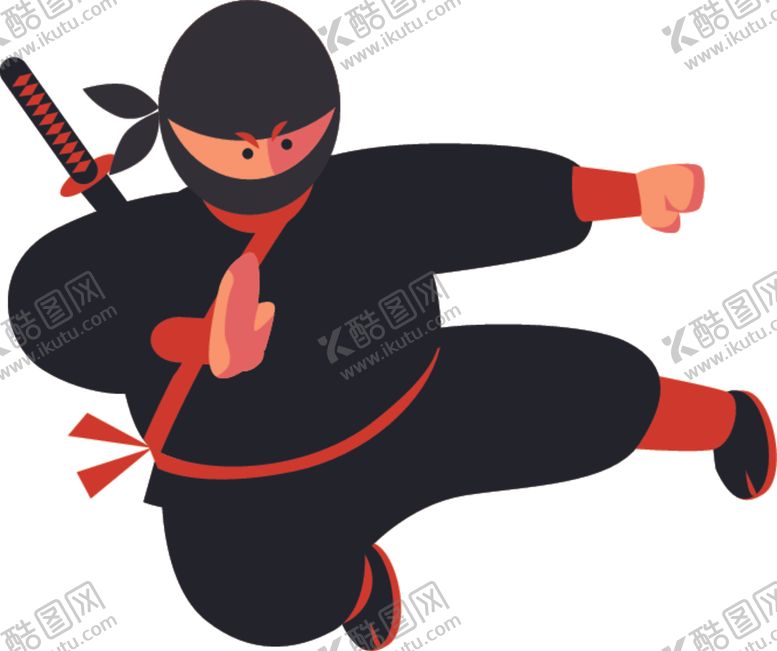 编号：52166510150725566286【酷图网】源文件下载-卡通忍者