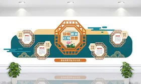 食堂餐厅文化墙设计