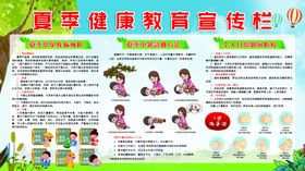 夏季健康教育宣传栏