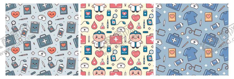 编号：36754404060044538774【酷图网】源文件下载-医疗卡通图案