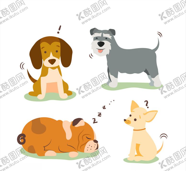 编号：95435107060726512734【酷图网】源文件下载-卡通小狗