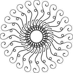 八爪鱼纹路图