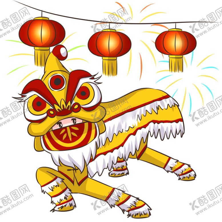 编号：69528805020429517076【酷图网】源文件下载-春节舞狮