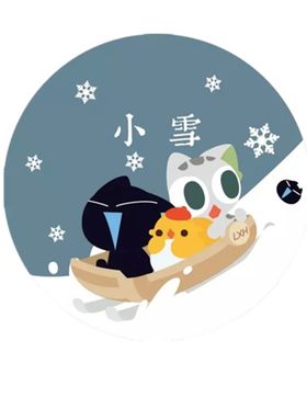 小雪背景素材