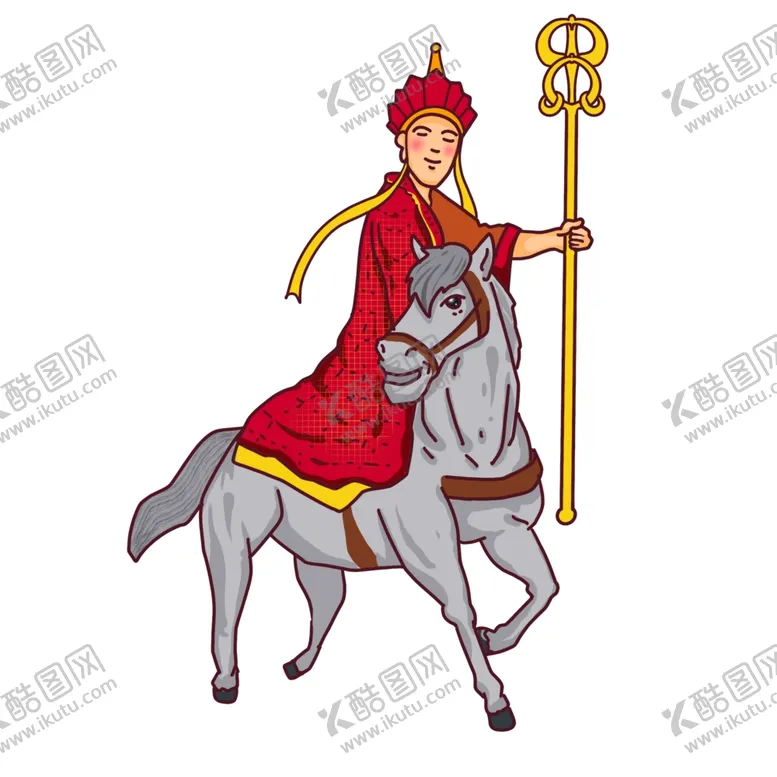 编号：73715006291213331788【酷图网】源文件下载-唐僧白龙马