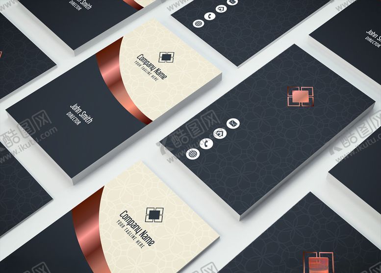 编号：77735409240536595382【酷图网】源文件下载-矢量名片模板