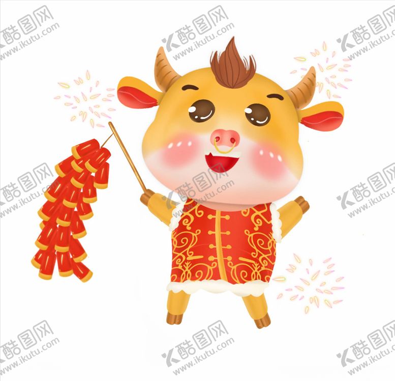 编号：16821804181616318739【酷图网】源文件下载-卡通牛