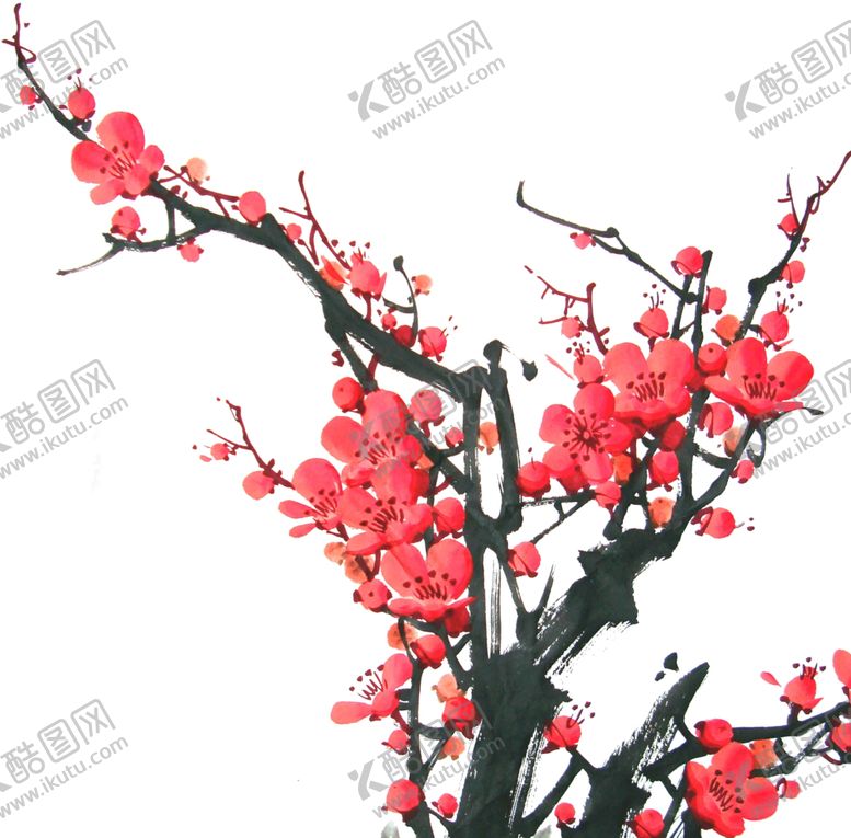 编号：28361706180037304086【酷图网】源文件下载-中国风水墨梅
