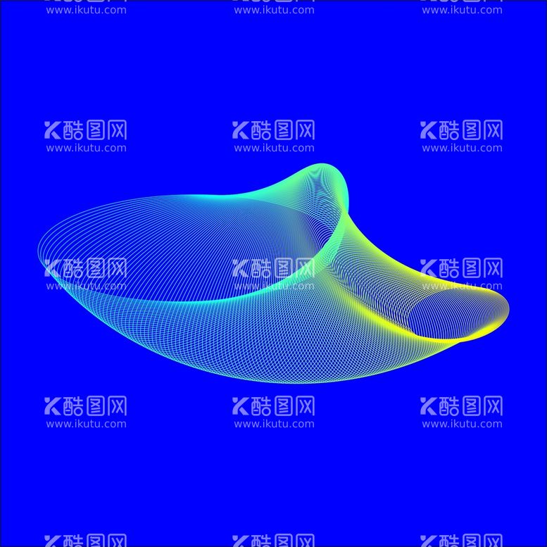 编号：79962911280800571465【酷图网】源文件下载-炫光螺旋线条矢量图