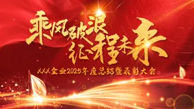 年度表彰大会背景板