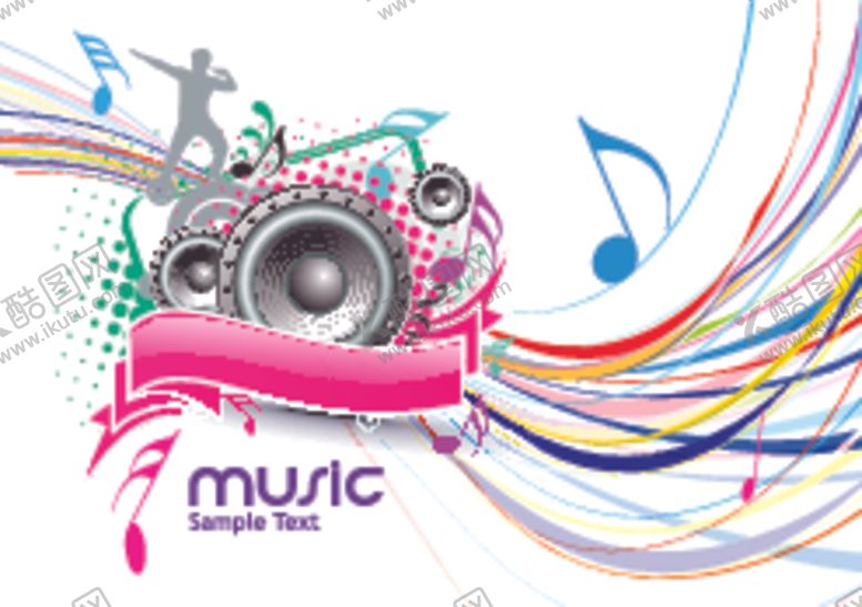 编号：60574109292326036353【酷图网】源文件下载-音符创意动感
