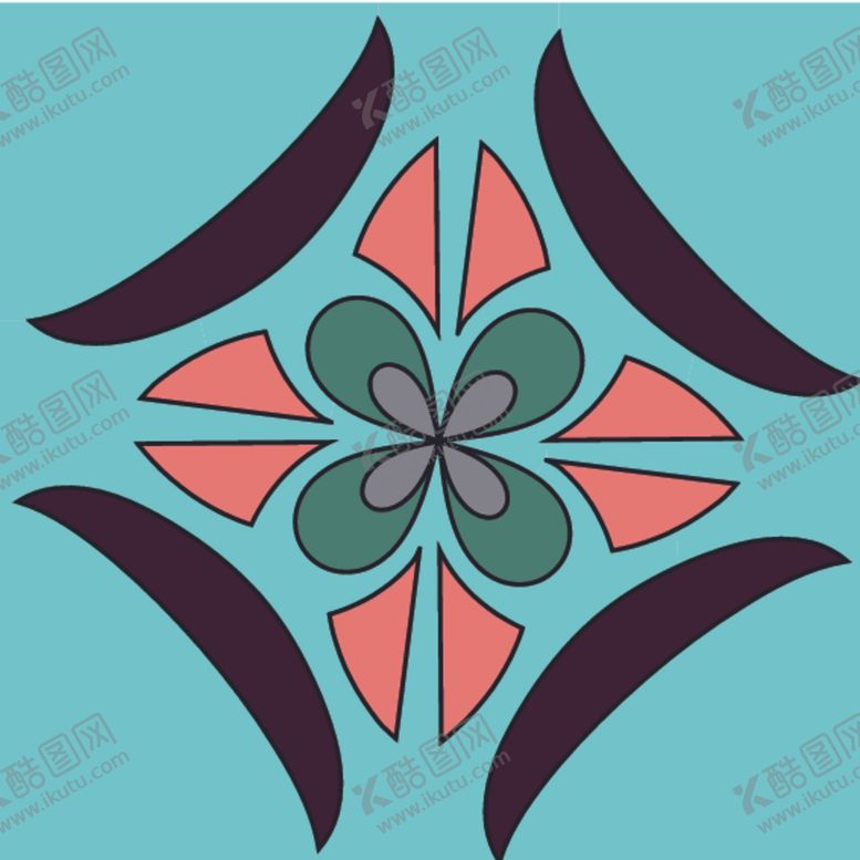 编号：26970207091441436599【酷图网】源文件下载-波西米亚风格花纹图案