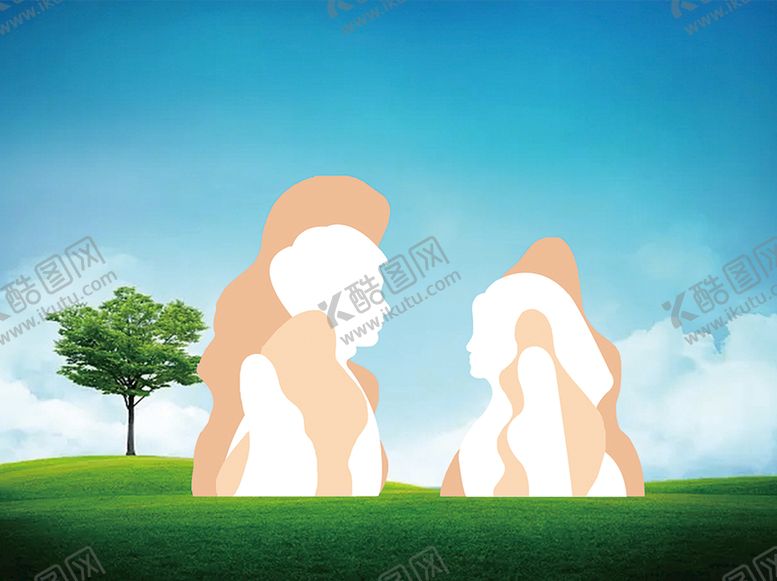 编号：04812909131254535982【酷图网】源文件下载-户外婚礼造型男女