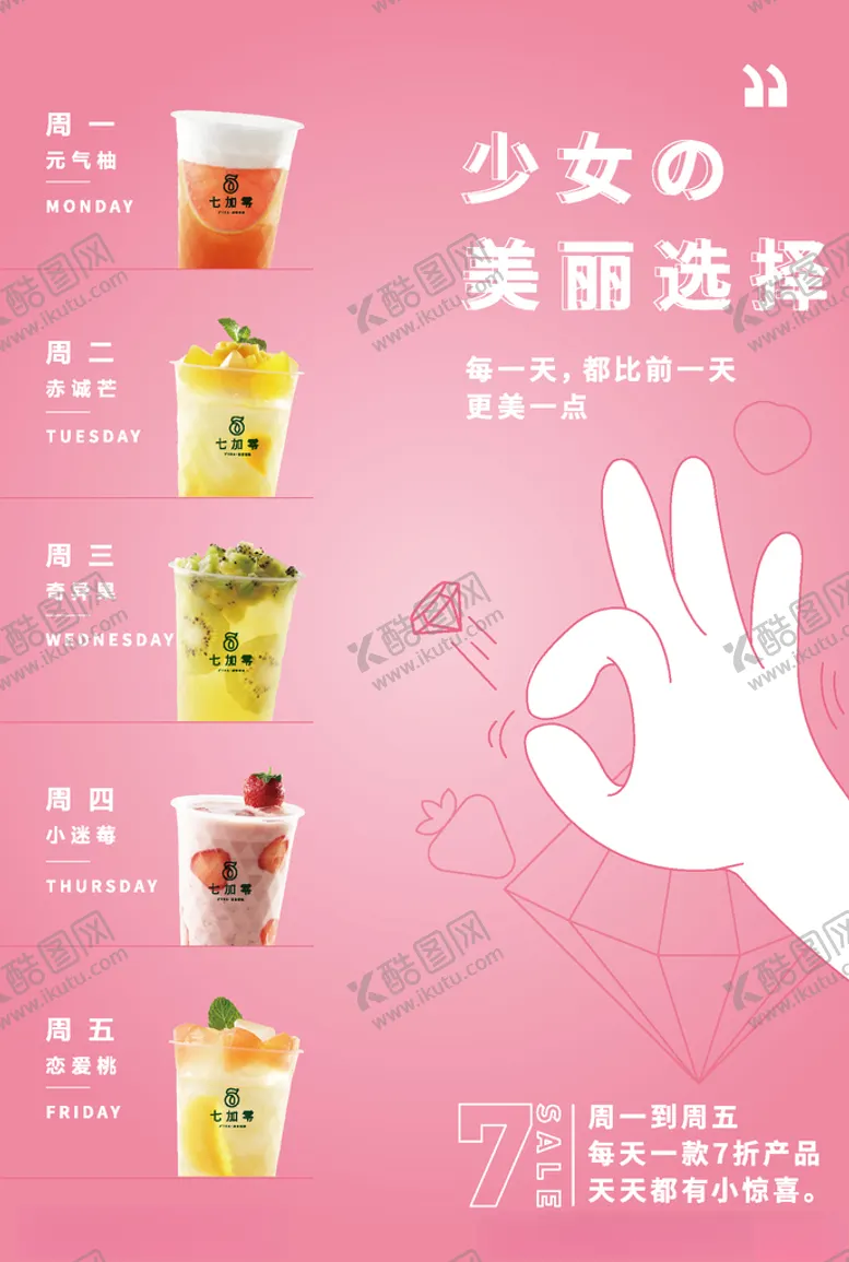 编号：60343507031405435733【酷图网】源文件下载-七加零开业宣传单