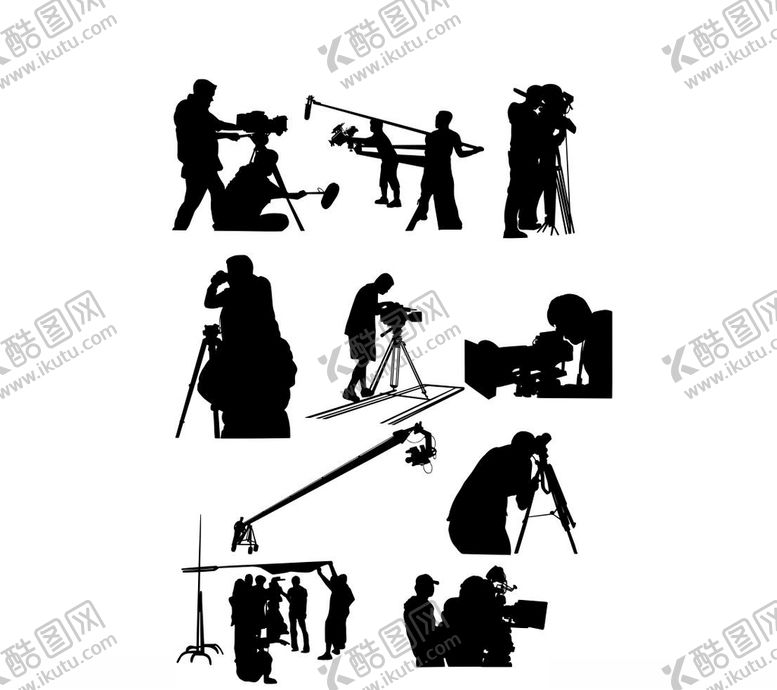 编号：78662109221119081668【酷图网】源文件下载-摄影人物剪影