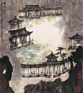 余希良国画作品