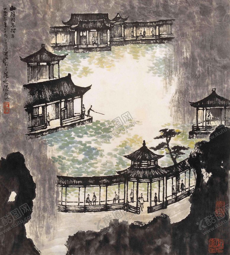 编号：16502410241226043520【酷图网】源文件下载-李可染国画作品