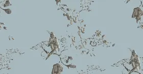 花鸟地毯图样设计无缝拼接