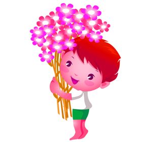 鲜花素材清新朵卉