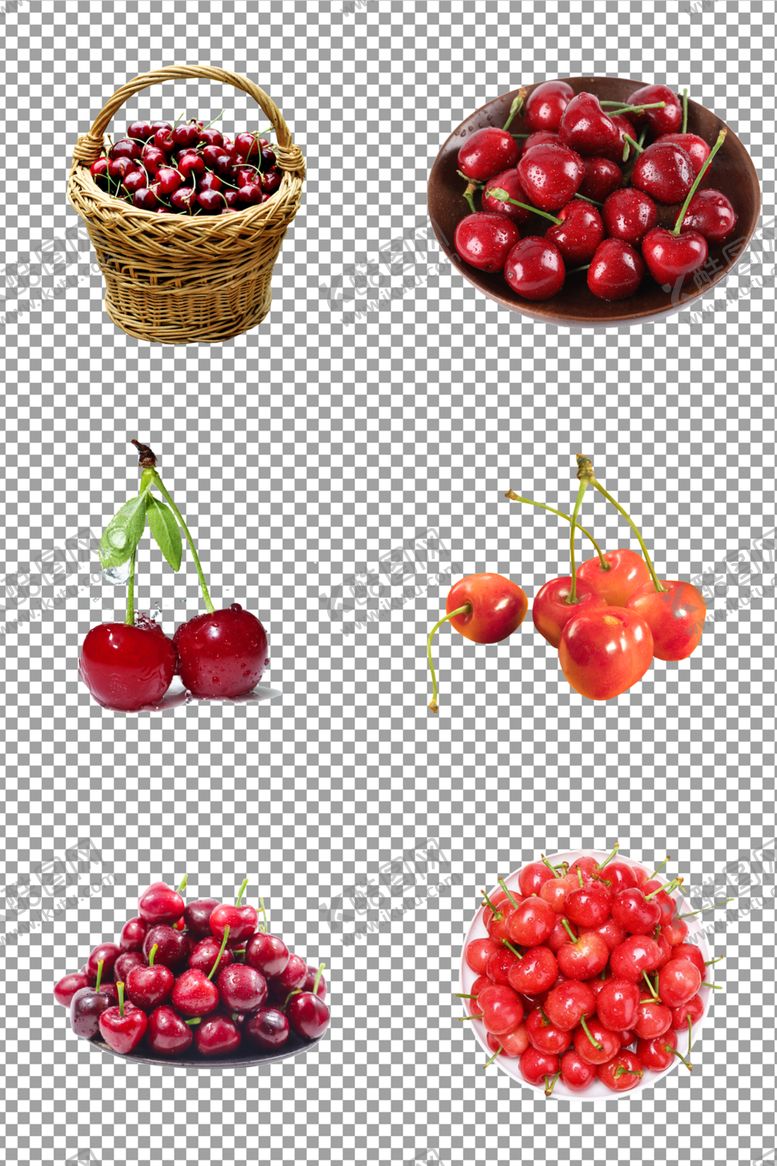 编号：75601909241749233251【酷图网】源文件下载-鲜艳大樱桃