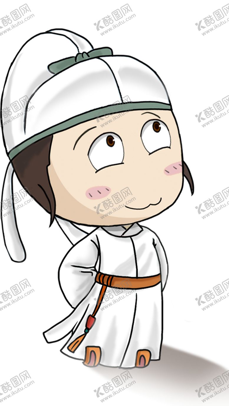 编号：45210909220019242722【酷图网】源文件下载-诗人李白卡通形象免抠元素