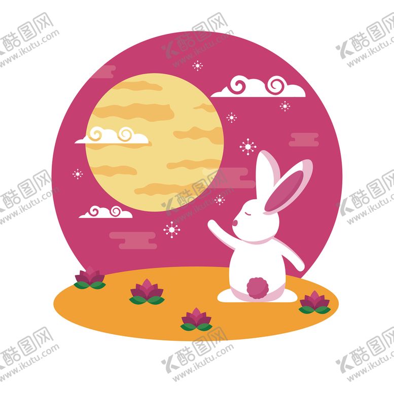 编号：23039803230112483783【酷图网】源文件下载-卡通中秋节