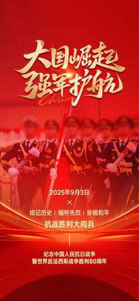 93大阅兵海报