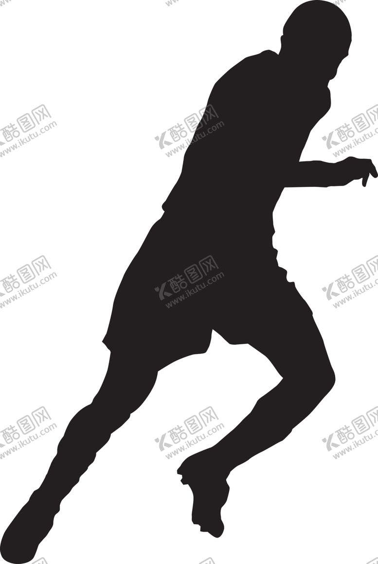 编号：68348604161621499183【酷图网】源文件下载-运动员剪影