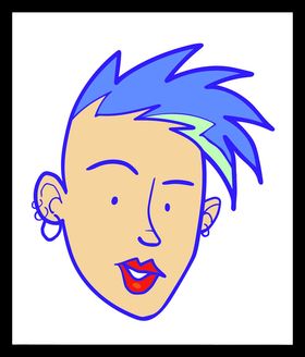 手绘男人男孩
